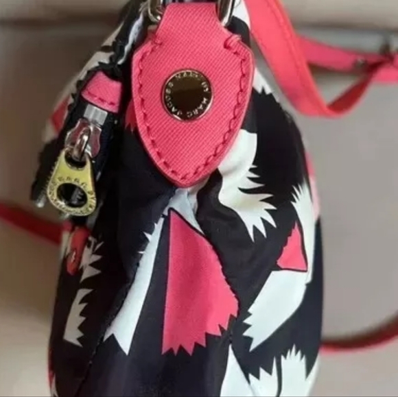 Marc by Marc Jacobs Pretty Nylon Pinwheel Natasha Mini Crossbody Bag- Black Mult - Picture 8 of 11